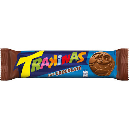 BISCOITO RECHEADO TRAKINAS CHOCOLATE 126GRS